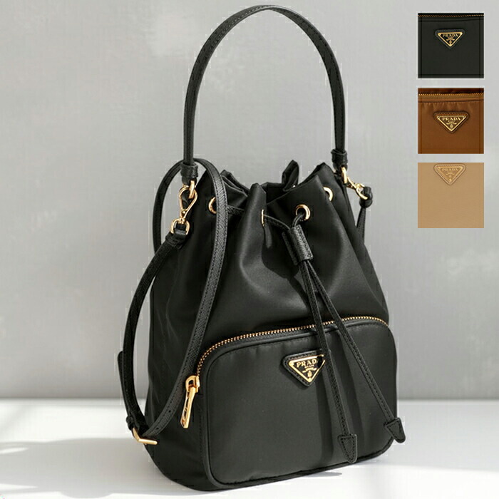 プラダ PRADA ハンドバッグ デュエット Re-Nylon バケットバッグ ショルダーバッグ 巾着バッグ 2026年春夏新作 1BH038 RV44【2026SS】