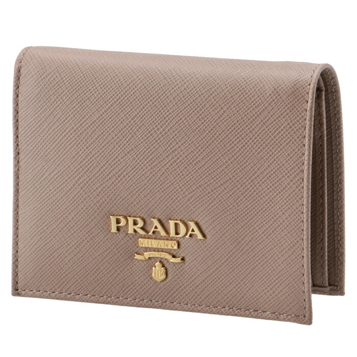 楽天市場】プラダ PRADA ミニ財布 レディース サフィアーノ 二つ折り 