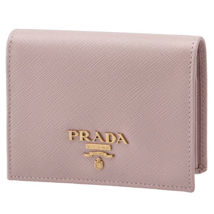【楽天市場】プラダ PRADA 財布 二つ折り ミニ財布 サフィアーノ 