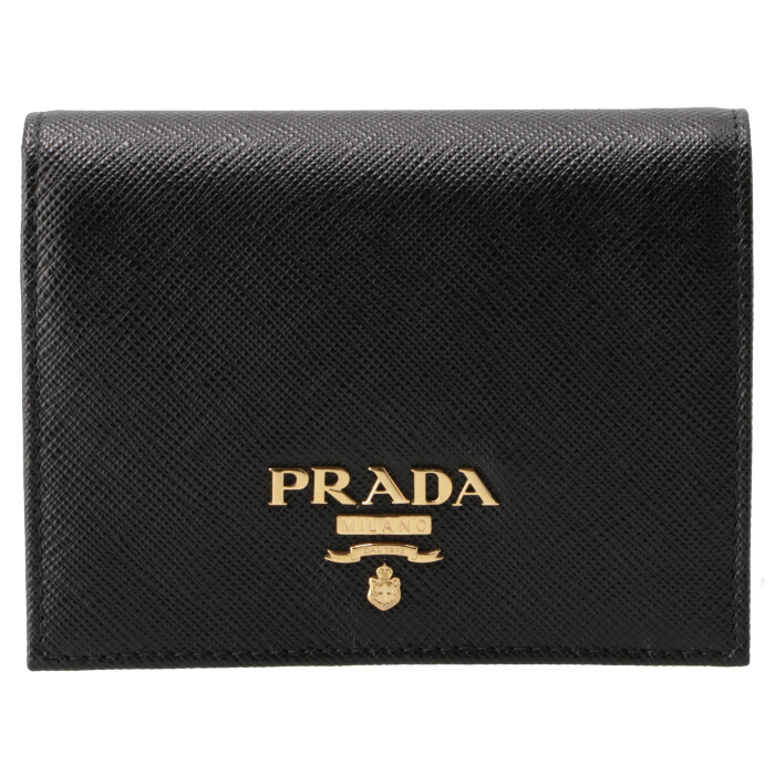 プラダ PRADA ミニ財布 61H 二つ折り財布 サフィアーノ レディース ZLP