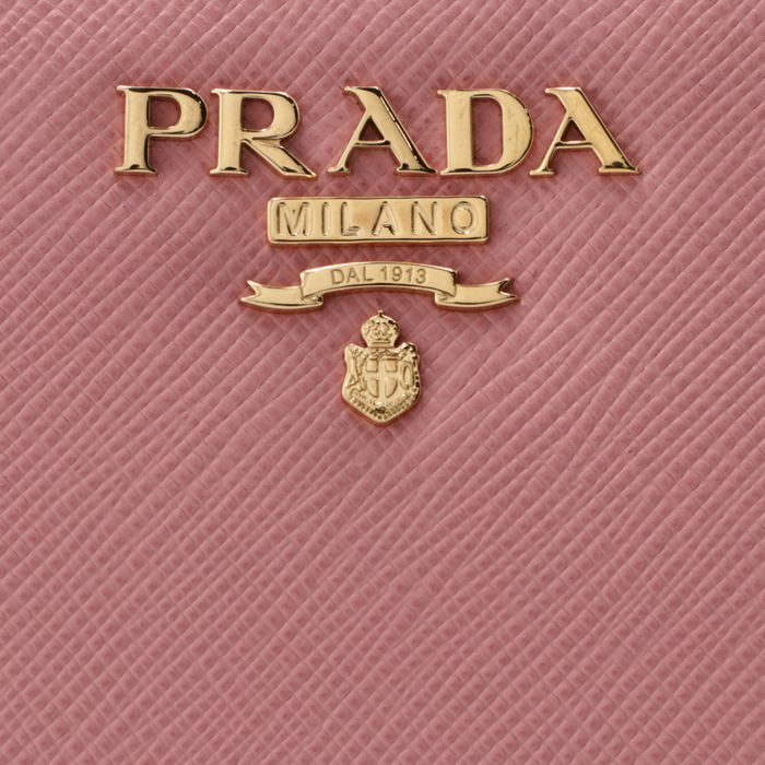プラダ PRADA 財布 二つ折り レディース サフィアーノ バイカラー ミニ