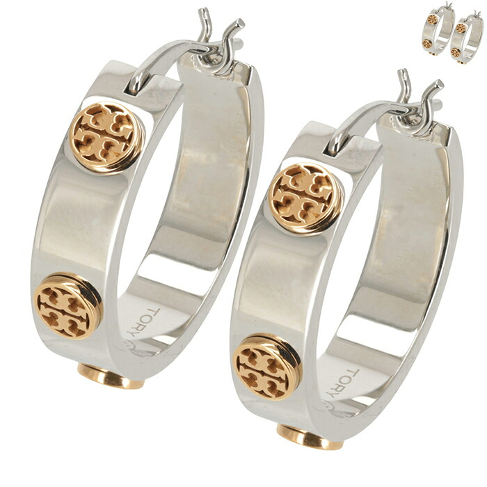 楽天市場】TORY BURCH トリーバーチ ピアス Small Miller Hoop