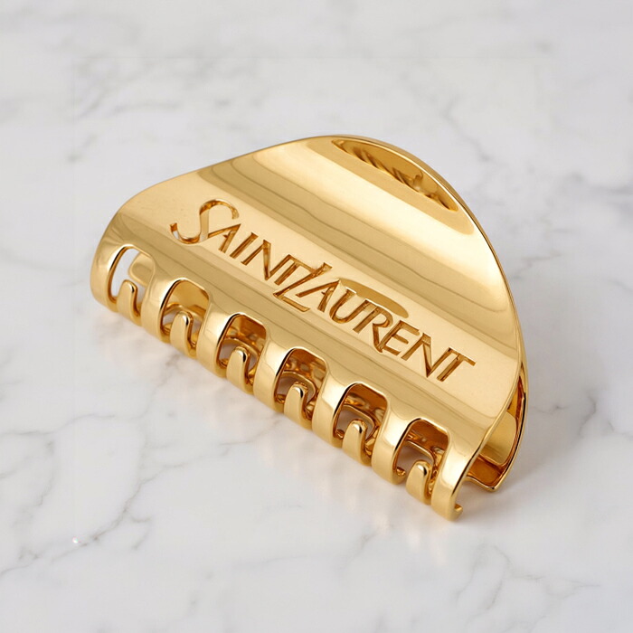 サンローラン SAINT LAURENT ヘアクリップ サンローラン バンスクリップ メタル 2026年春夏新作 820845 Y1500【2026SS】