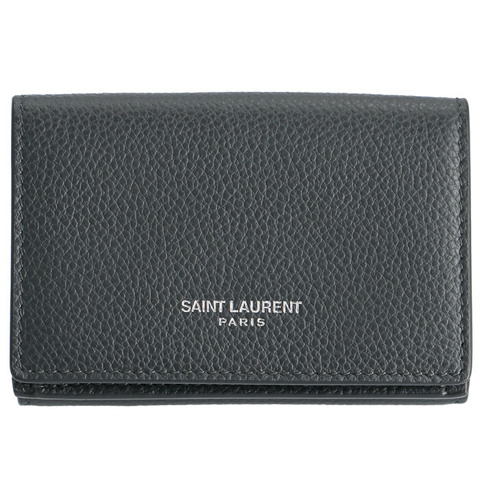 Saint Laurent - サンローランパリ 2つ折り財布 - 630072 黒の+