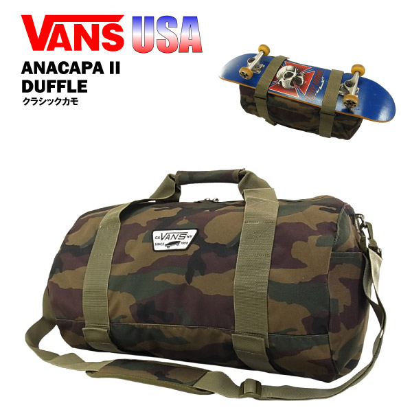 【楽天市場】バンズ アナカパ 2 ダッフル クラシックカモ (VANS ANACAPA II DUFFLE ダッフルバッグ ボストンバッグ