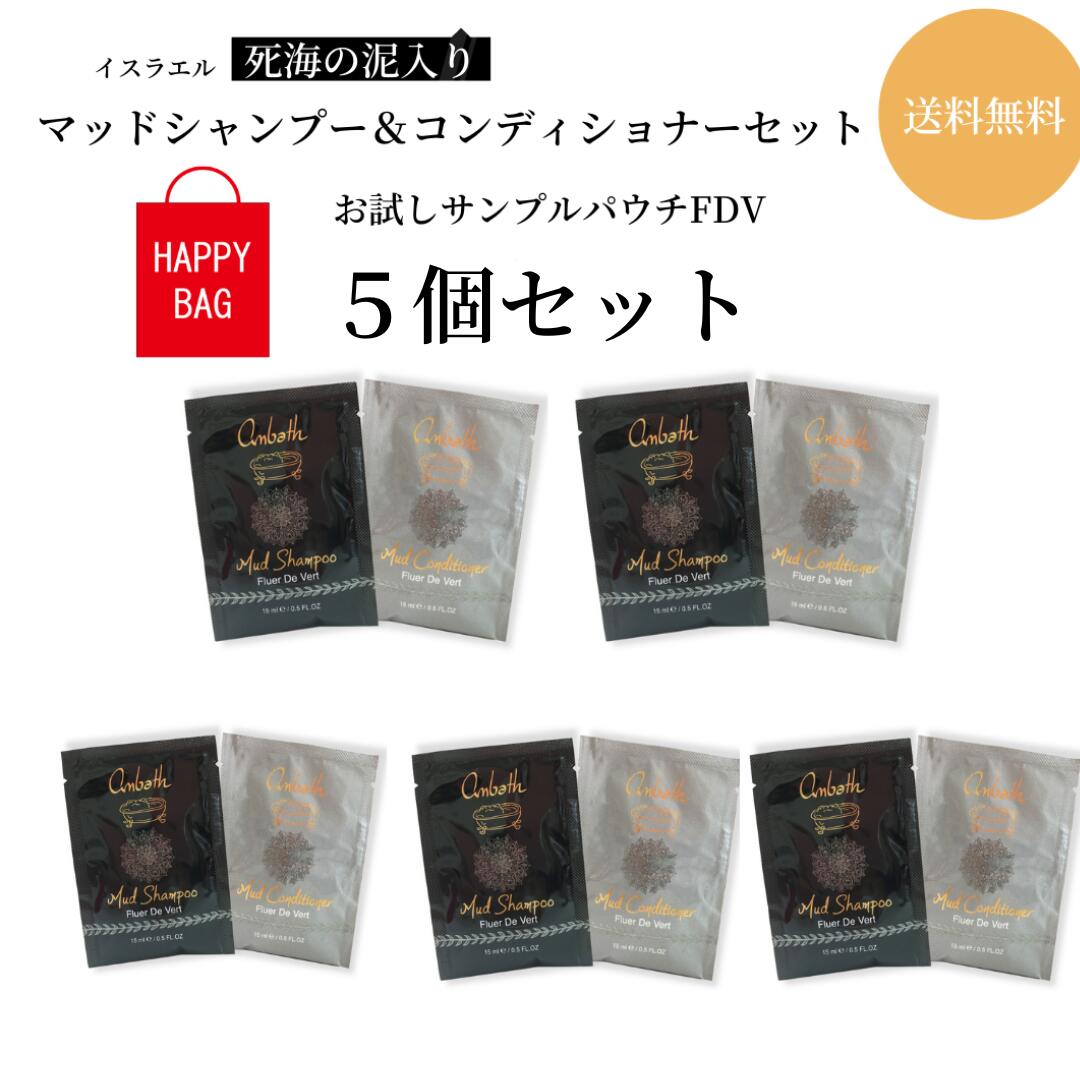 福袋 ちょっとしたプレゼント 1000円ポッキリ 送料無料 レディース サンプルパウチ お試しパウチ サンプル お試し サンプルパック 試供品 シャンプー トリートメント セット 死海の泥 泥シャンプー アンバス フルール 送料0円