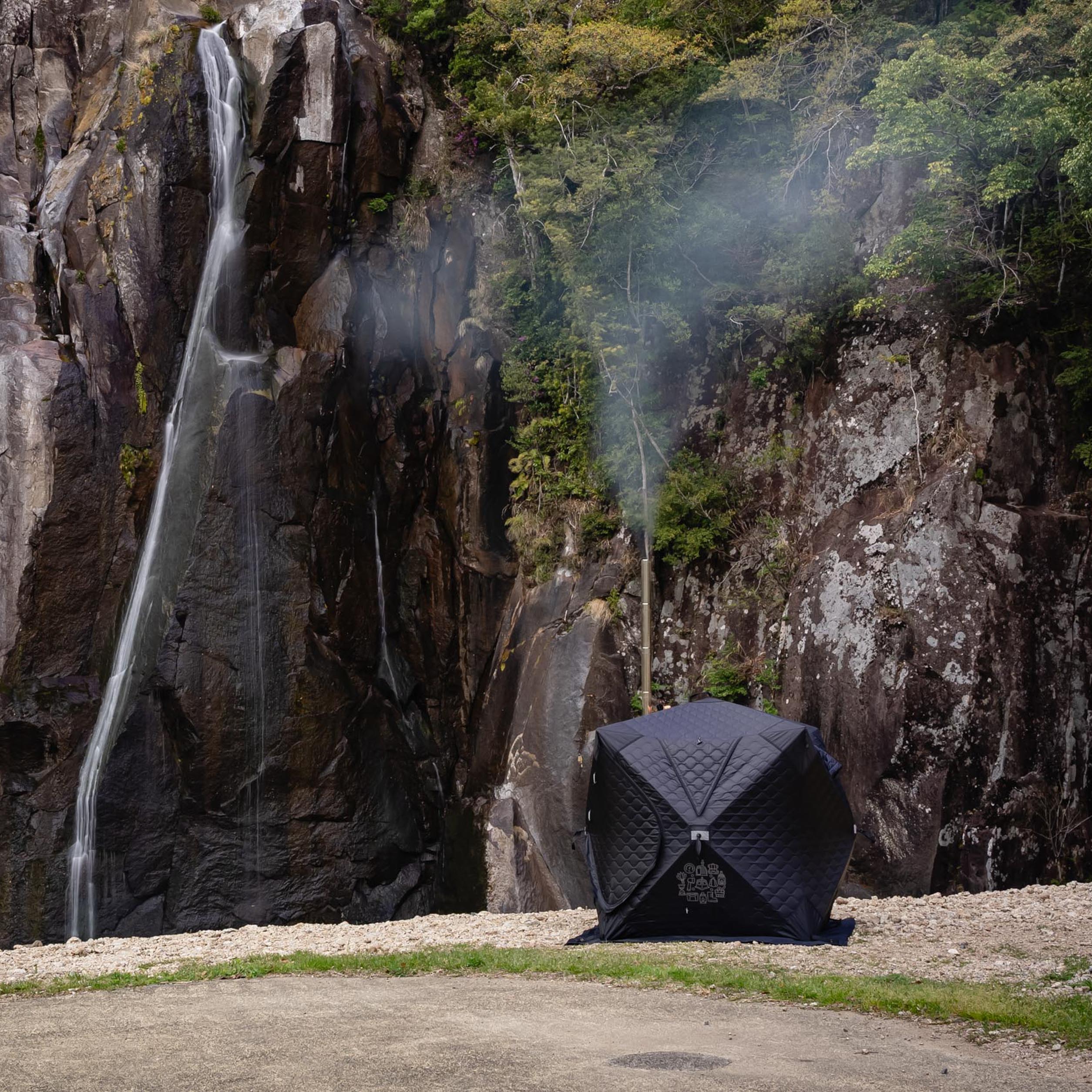 SAUNA TENT MINI2(サウナテントミニ2） HxGN BLACK 1人～2人