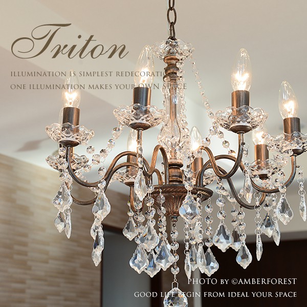 楽天市場】LOIRE - OS-001/6-WH シャンデリア ホワイトアンティーク