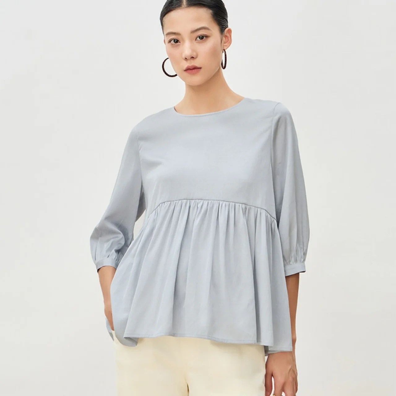 マタニティリボントップス S～XL