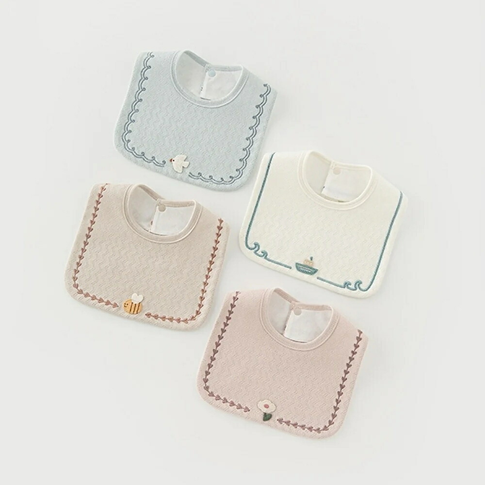 楽天市場】2枚組モスリンガーゼスタイ 綿100％ リバーシブル