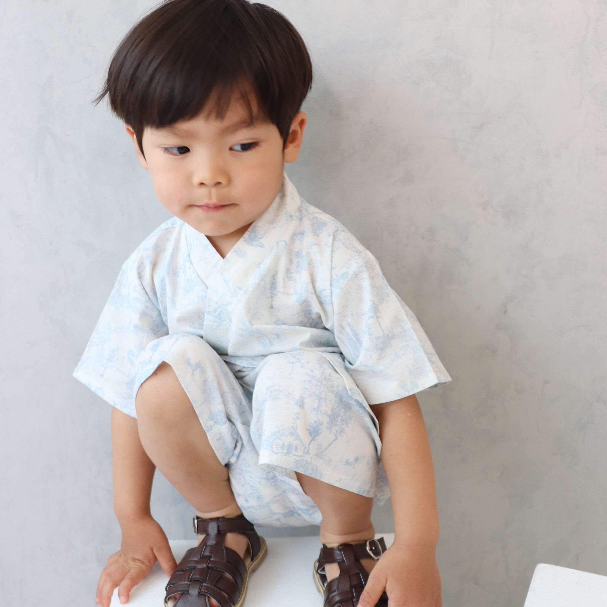 【即納】 トワルドジュイ甚平セットアップ  A0404 ユニ一発やる お坊っちゃん 御姉さん