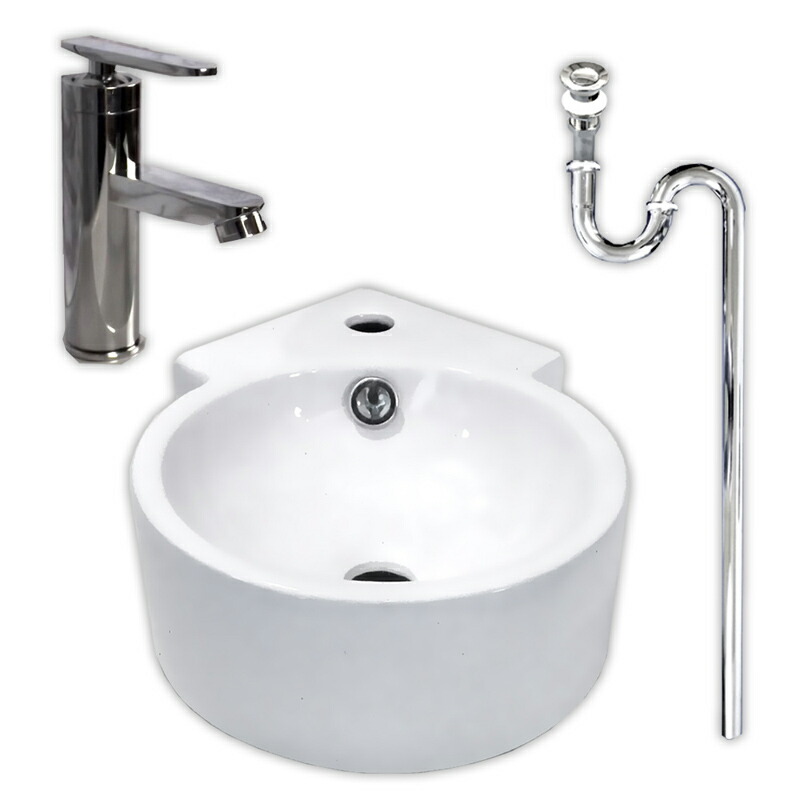 楽天市場 送料無料 狭小空間トイレ用半円型壁掛け手洗い洗面ボウル金属床排水セット Ambest Wl9134 洗面器 水栓 排水金具 洗面ボウル 洗面 化粧台 洗面シンク 洗面台 リフォーム 和風 洋風 お洒落な 棚 収納 節水 節約 インテリア 室内 室外 アンティーク調 アムベスト