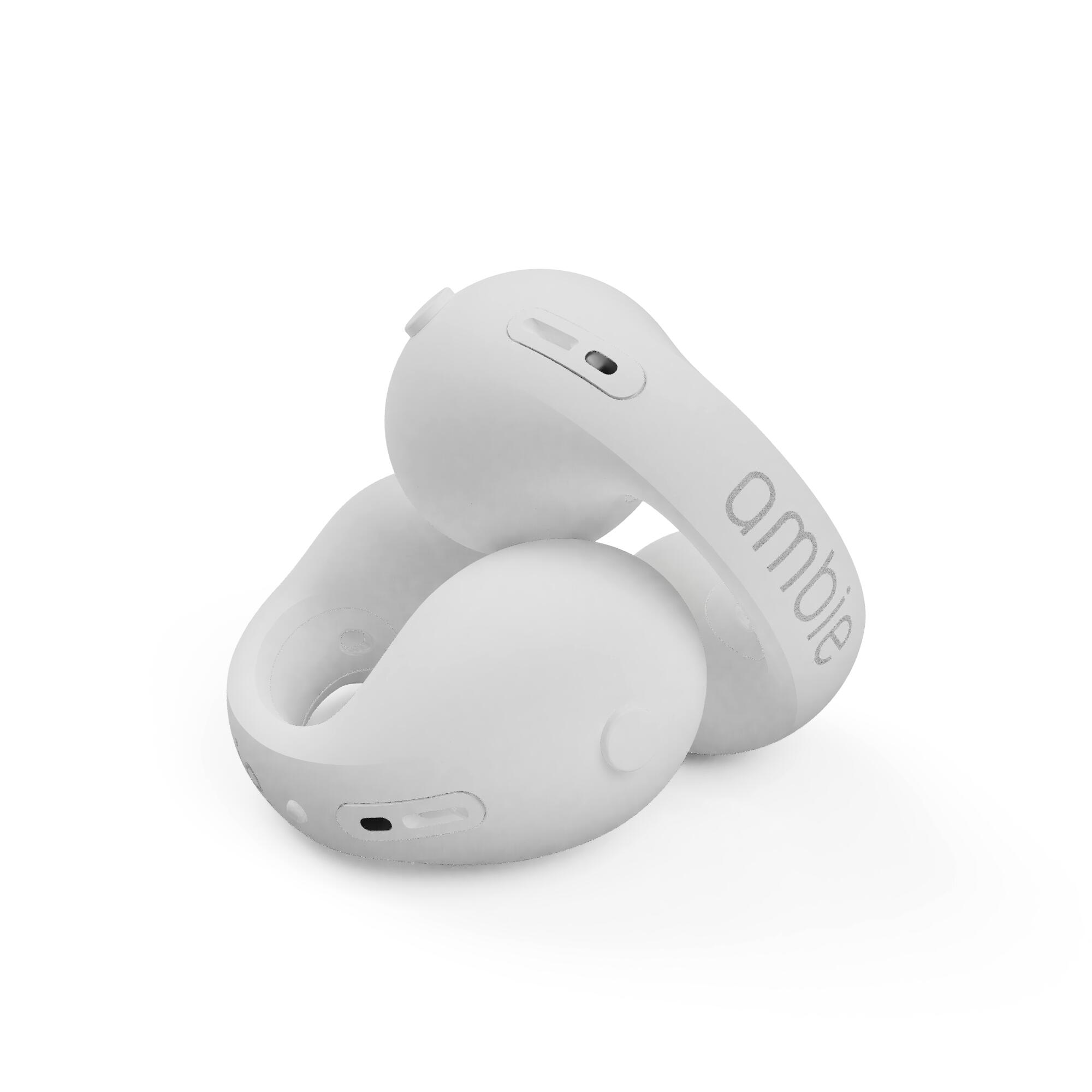 ambie sound earcuffs（アンビー 物音 イヤ折り返し）AM-TW02COM White × White (凸名取り草印字機) 耳をふさがないながら聴きイヤ電話機 アップデート真似形 オープンイヤー 物のみごとに無線電話 Bluetooth相応う マイクロホン付き添い人 インカムアプリ相応う 貨物輸送無料 12ヶ月引き請ける