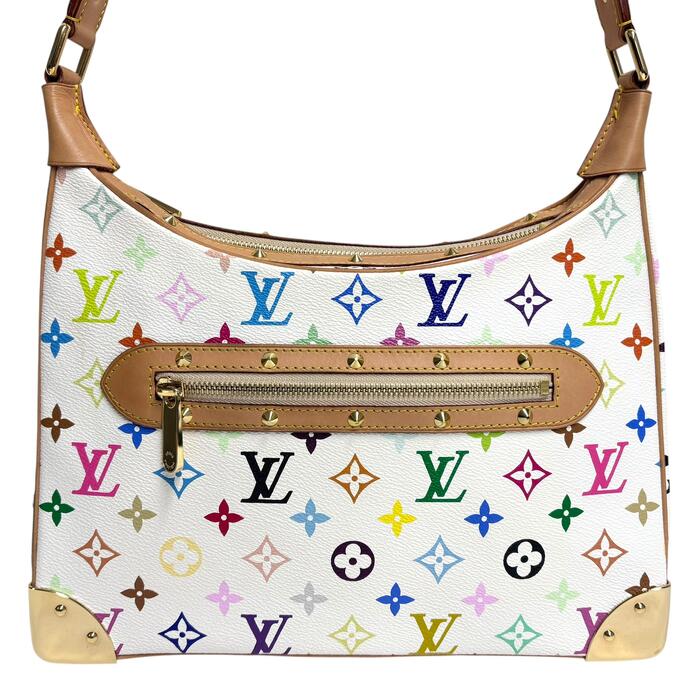 A-027 LOUIS VUITTON (ルイ･ヴィトン) モノグラムマルチ色合い ブローニュ  M92660【中古】ショルダーバッグ 壱肩部 空蝉肩部【AB価値づける】