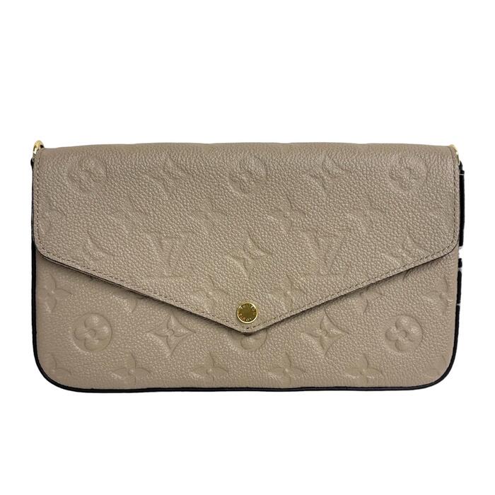 A-041 LOUIS VUITTON ルイ ヴィトン【中古】ポシェットフェリシー M82609 モノグラムアンプラント トゥルトレール チェーン店ショルダーバッグ 肩かけ御徒面子 ユニ一発やる 男女兼用