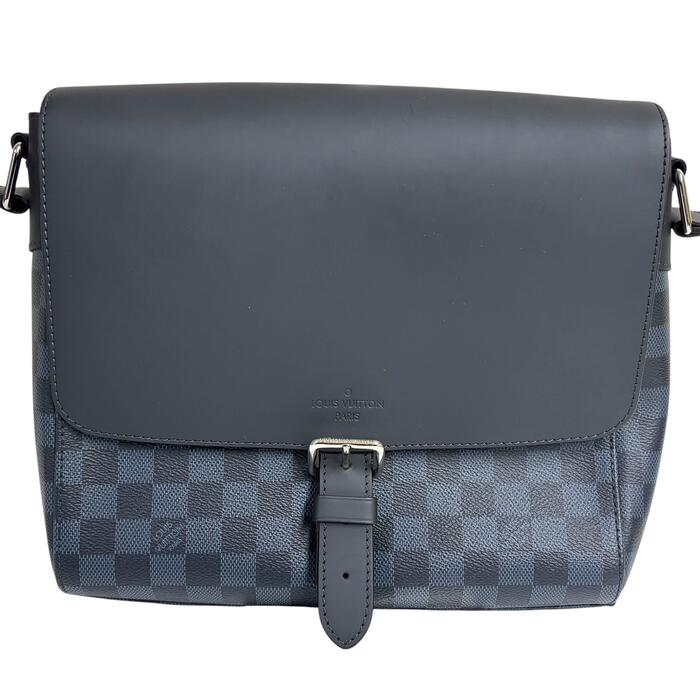 A-042 LOUIS VUITTON (ルイ･ヴィトン) ダミエコバルト ニュー界面 伝達人PM  N41587 【中古】ショルダーバッグ 曲がった掛け肩肉【AB位置づける】