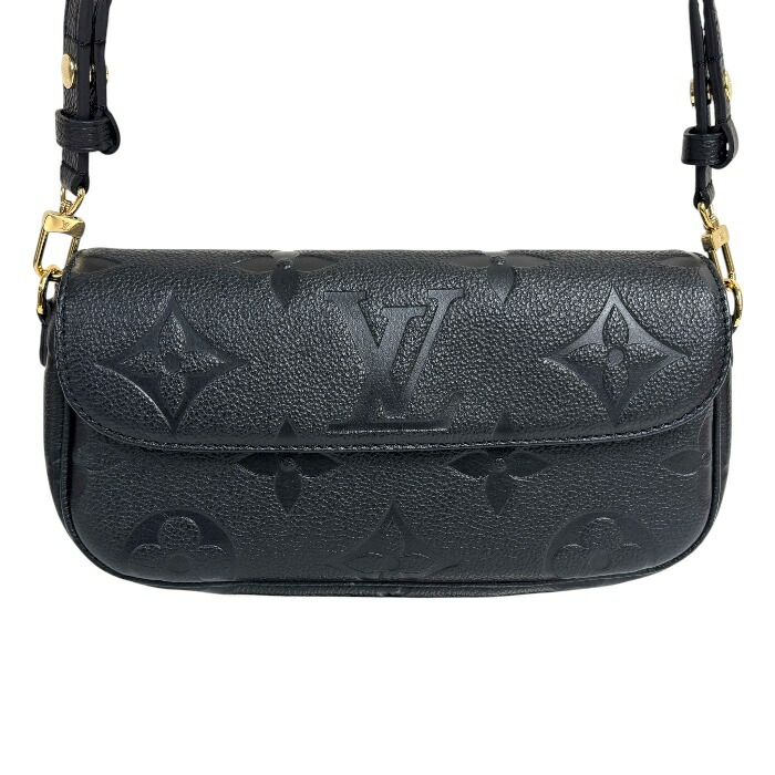 A-056 LOUIS VUITTON ルイ･ヴィトン モノグラム アン工業プラント ウォレット オン チェーン店 アイビー M82154 【 中古 】 ルイヴィトン ビトン グレインレザー ノワール 黒いこと 肩部 うしろ側 クラッチペダル御徒面子 ショルダーバッグ チェーンウォレット ブランド名 【AB価値づける】