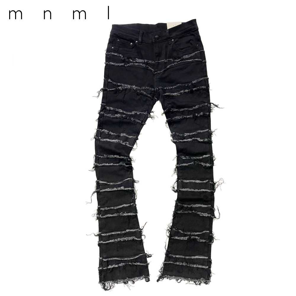 mnml フレアデニム　28インチ mnml（ミニマル） フレアパンツ フレアデニム デニムパンツ ワーク
