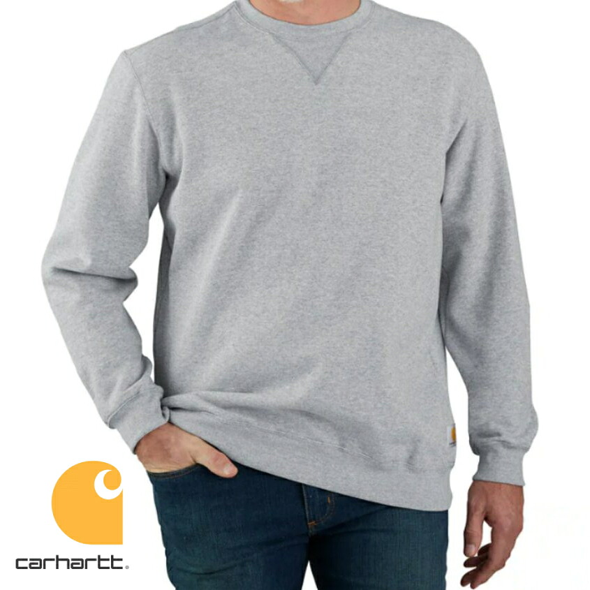 Carhartt LOOSE FIT MIDWEIGHT クルーネック スウェット ヘザーグレー CREWNECK SWEATSHIRT Heather Gray カーハート