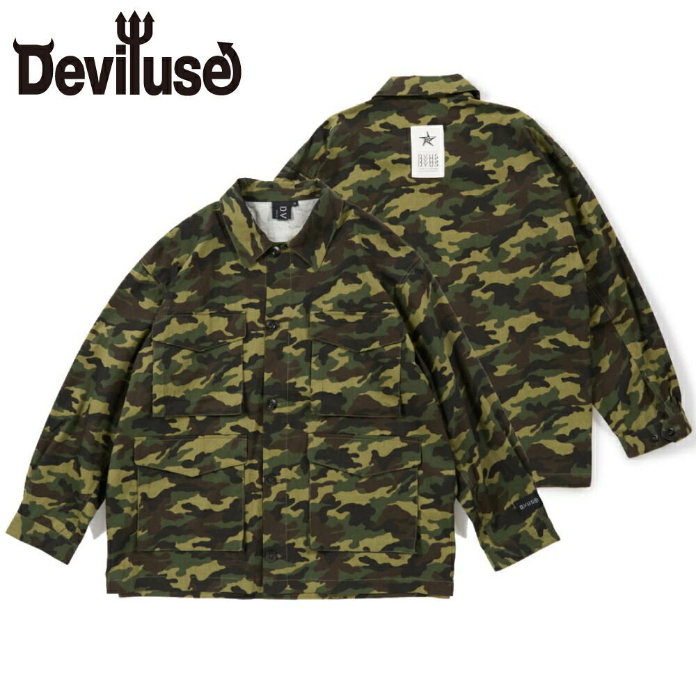 Deviluse Fatigue ジャケット ライトアウター JKT JACKET デビルユース|Atomicdope アトミックドープ
