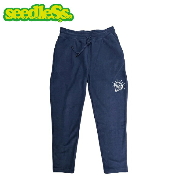 seedleSs sd micro fleece テーパード フリース パンツ ネイビー 紺 taperd pants Navy シードレス