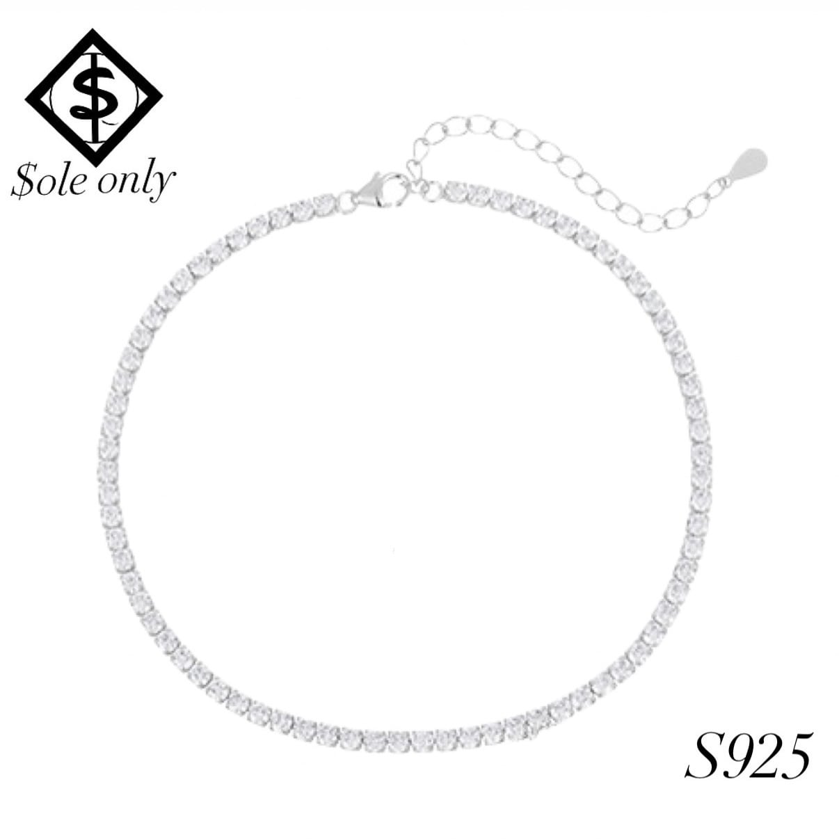 $ole only ソールオンリー S925 anklet ボビーソックス しろがね色925 銀 Silver メンズ レディース ユニ一発やる 男女兼用