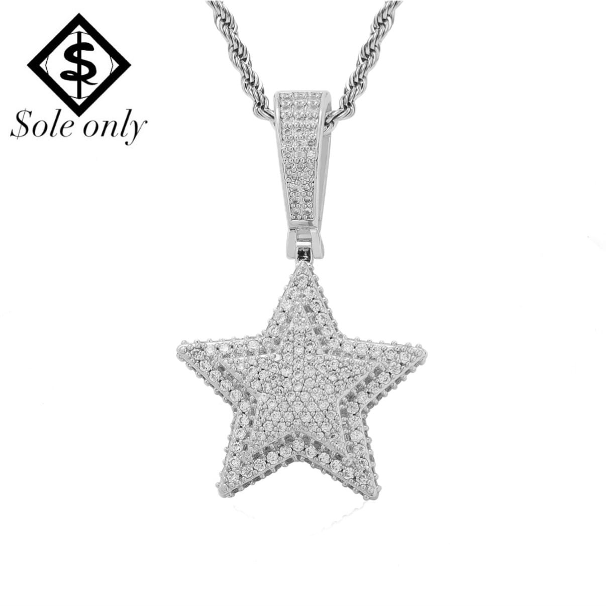 $ole only ソールオンリー Star Pendant ペンダントトップ ヘッド シルバー スター 銀 Silver メンズ レディース ユニセックス 男女兼用