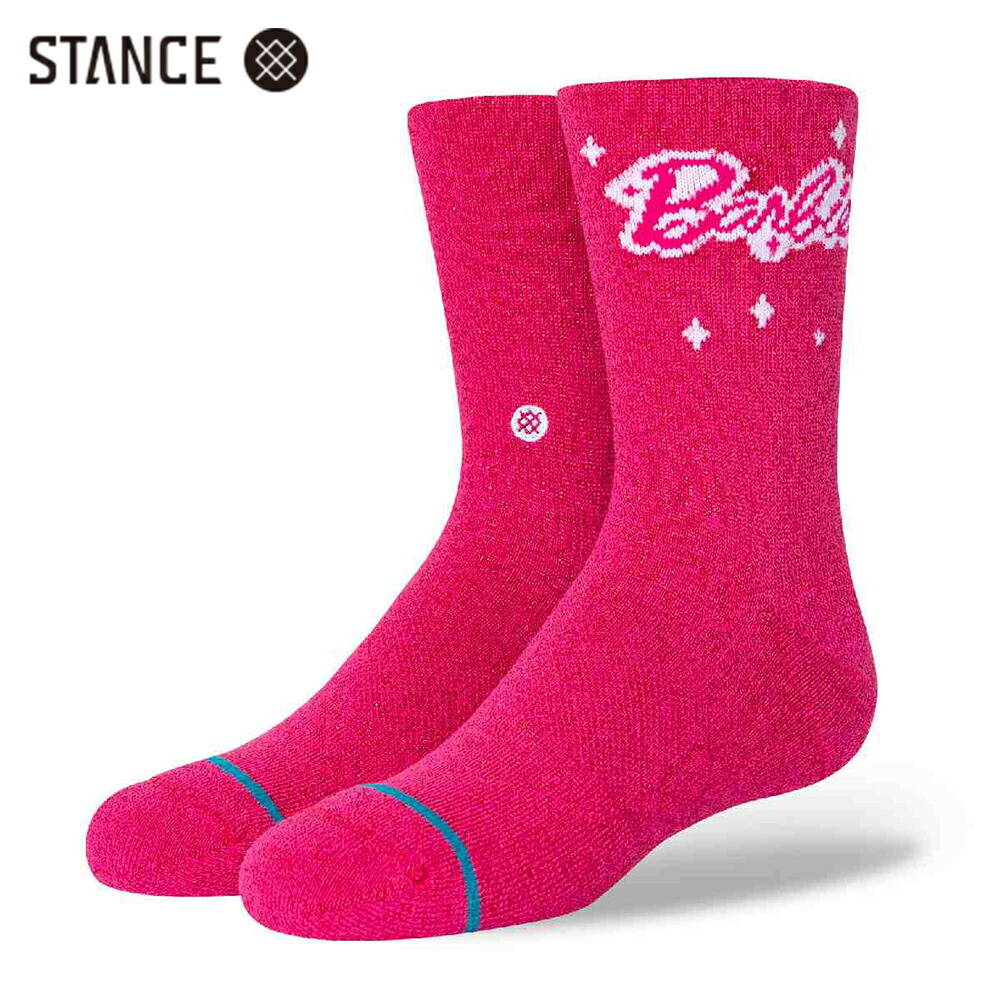楽天市場 Stance X Barbie My Dream My Future キッズ コラボ ソックス ピンク 子供用 靴下 Socks Pink スタンス X バービー サイズm 16 5 19 5cm Atomicdope アトミックドープ