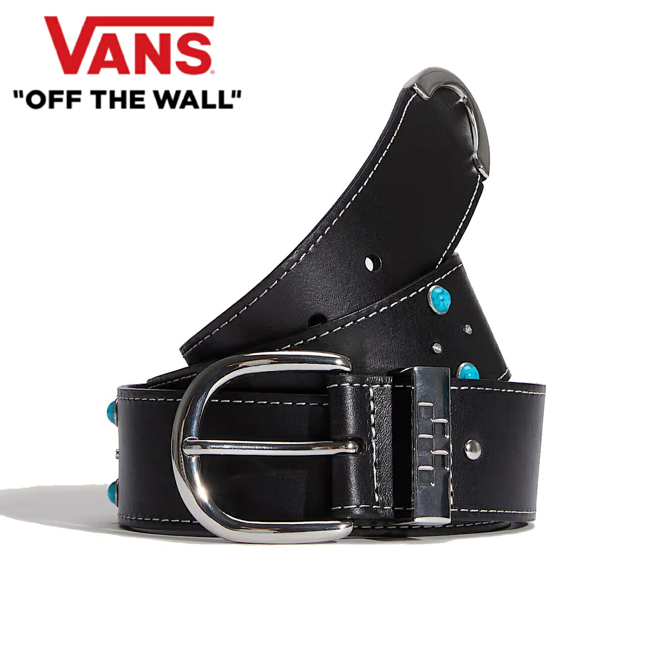 VANS STUDDED なめし革 胴締め スタッズ LEATHER BELT バンズ