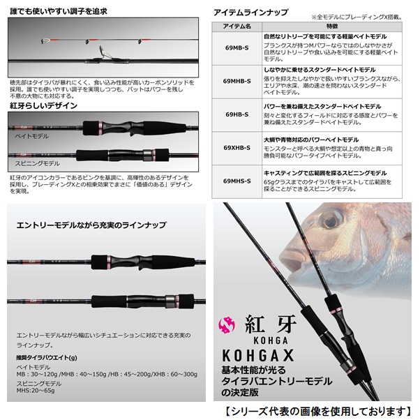 セール 登場から人気沸騰 ダイワ DAIWA タイラバロッド 紅牙X 69HB-S