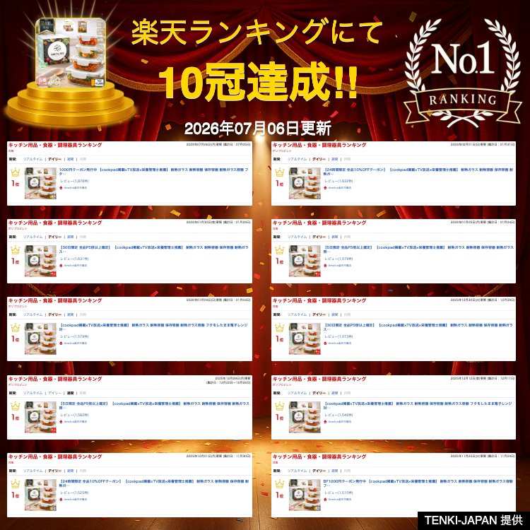 TAINETSU BOX 耐熱ガラス保存容器（各種セット）