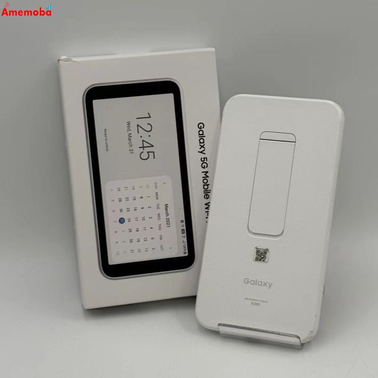 楽天市場】[中古品] Galaxy 5G Mobile WiFi SCR01 White 32GB