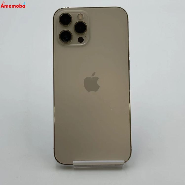 【中古】iPhone12 Pro Max 128GB ゴールド MGCW3J/A Apple版SIM無償性