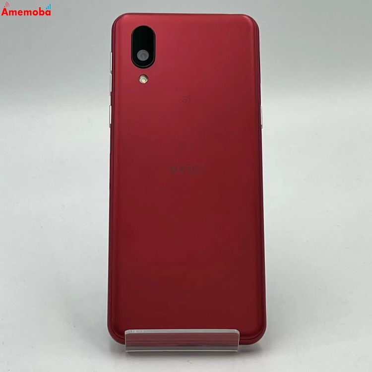 【中古】BASIO active2 4GB/64GB 赤いこと SHG12 au版SIM無償性 極美品