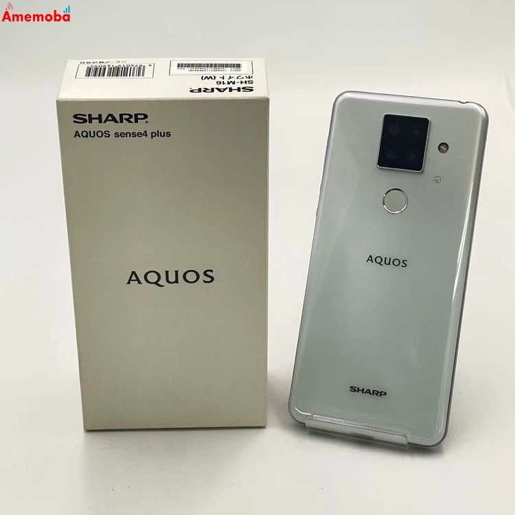 【中古】AQUOS sense4 Plus 128GB 白いこと SH-M16 バス発着場版SIM無償性