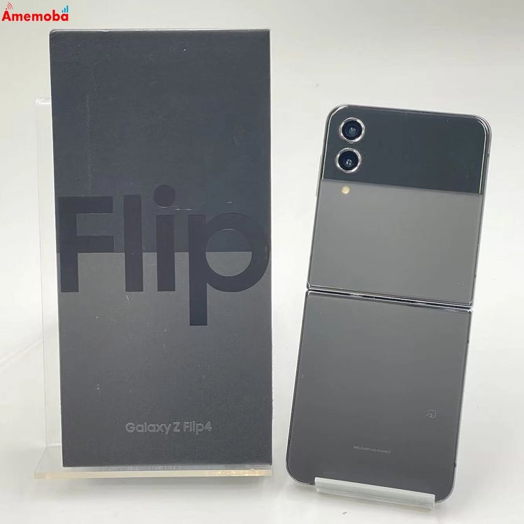 【中古】Galaxy Z Flip4 128GB 黒鉛 SM-F721C 可動性版SIM無償性