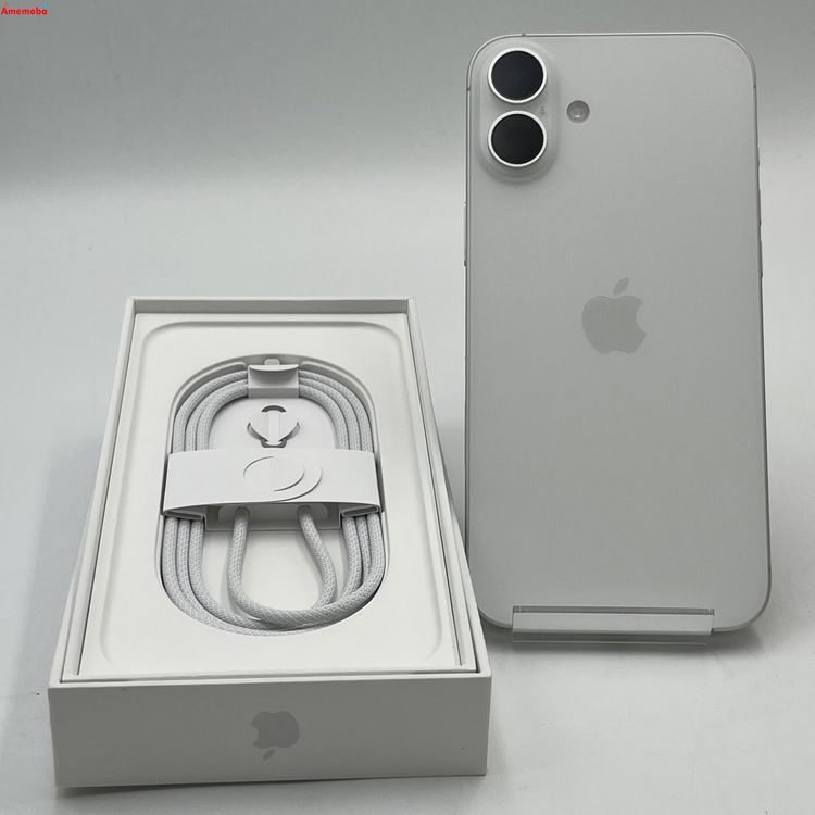 【中古】iPhone16 Plus 128GB 白いこと MXVC3J/A docomo版SIM無償性 美品