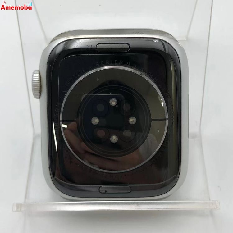 【中古】Apple Watch Series9 45粍 GPS真似形 64GB しろがね色 MR9R3ZP/