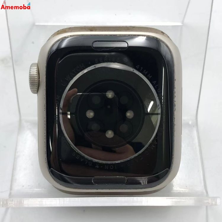 【中古】Apple Watch Series7 41粍 GPS青写真 32GB はやりっ児点火装置 MKMY3J