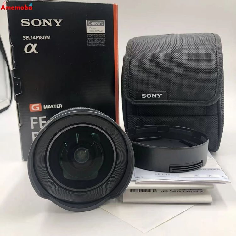 【中古】FE 14粍 F1.8 GM SEL14F18GM 黒いこと 新品負けず劣らず