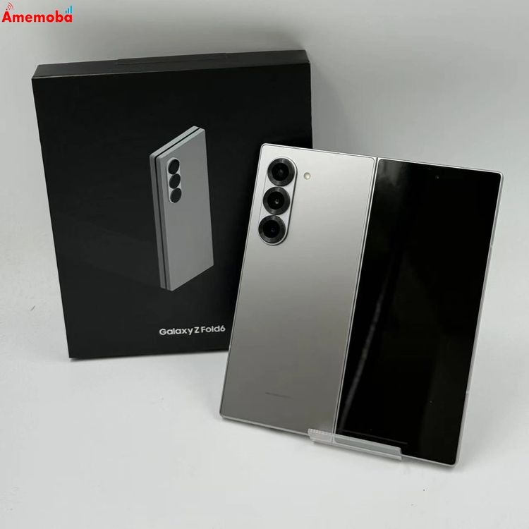 【中古】Galaxy Z Fold6 12GB/256GB しろがね色 影ぼうし SCG28 金版SIMフリ