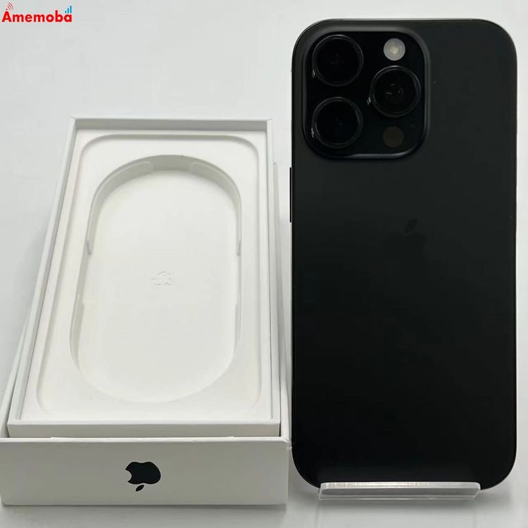 【中古】iPhone16 Pro 256GB 黒いことチタニウム MYN03J/A SIM無償性