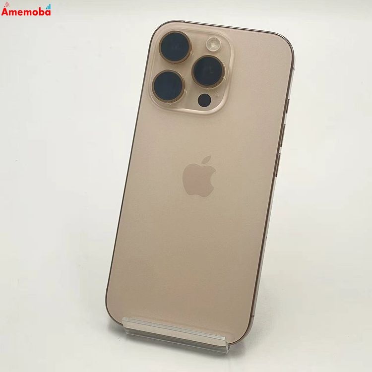 【中古】iPhone16 Pro 128GB 乾荒原チタニウム MYMX3J/A SoftBank版SIM