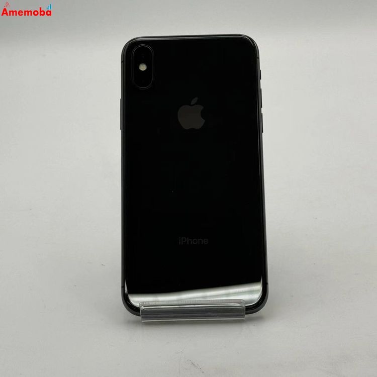 【中古】iPhoneX 256GB 間隔文字薄墨色 MQC12J/A docomo版SIM無償性