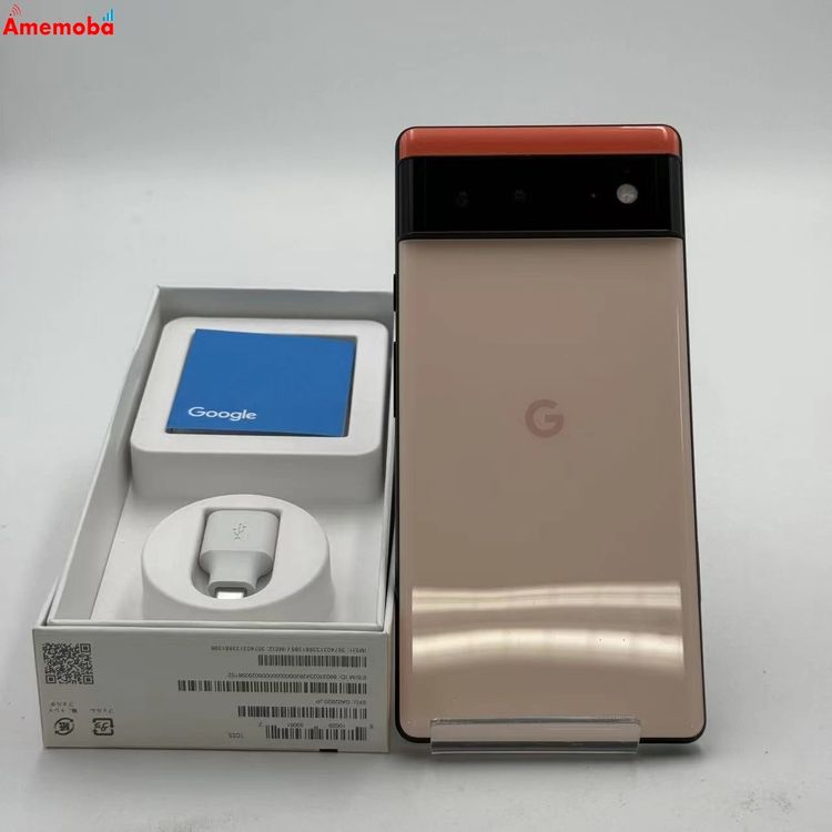【中古】Google Pixel 6 128GB Kinda Coral GR1YH 金版SIM無償性