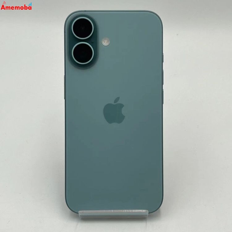 【中古】iPhone16 128GB ティール MYDV3J/A SIM無償性 新品負けず劣らず