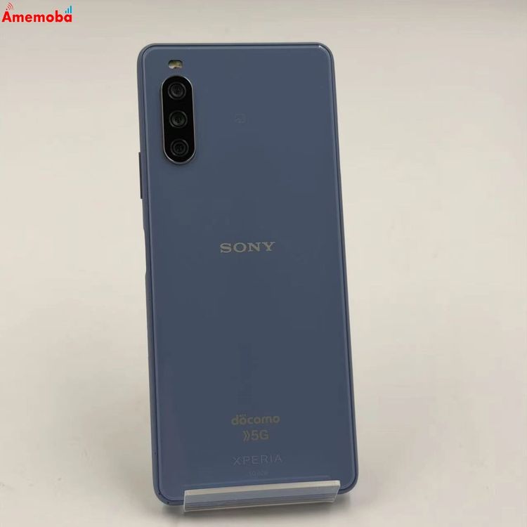 【中古】Xperia 10 III 128GB 青碧 SO-52B docomo版SIM無償性