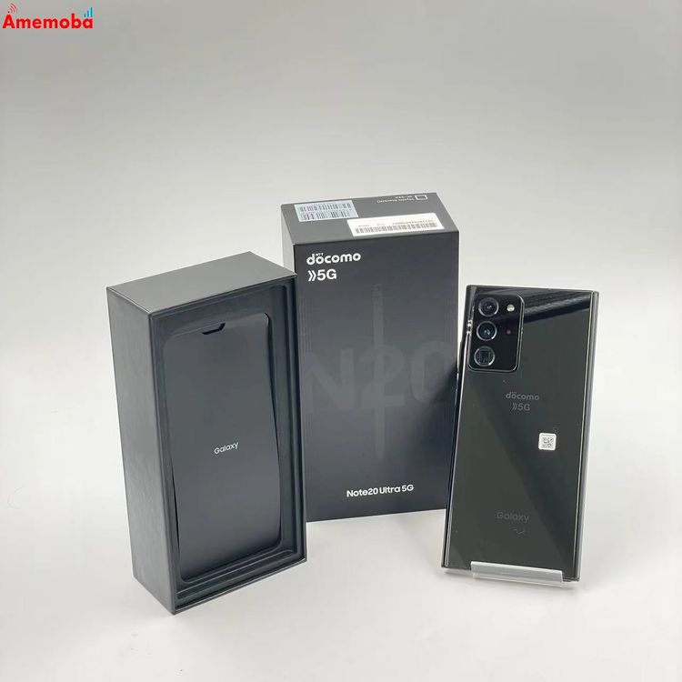 【中古】Galaxy Note20 Ultra 5G 256GB ミ突っ支い棒 黒いこと SC-53A do