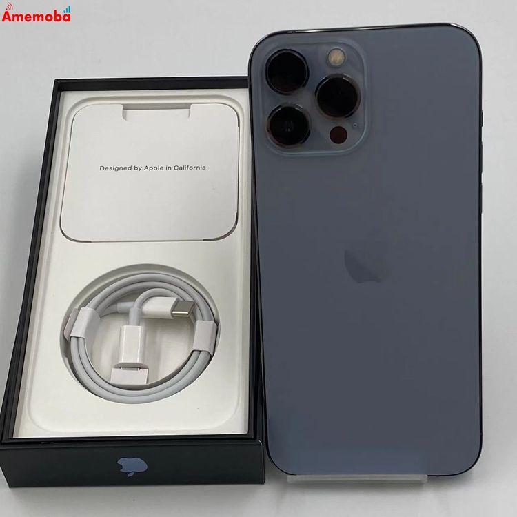 【中古】iPhone13 Pro Max 256GB シエラブルー MLJD3J/A モバイル版SIMフ｜爆速発送のアメモバ店