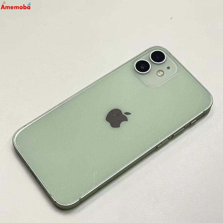 【中古】iPhone12 mini 256GB 緑であること NGDW3J/A Apple版SIM無償性